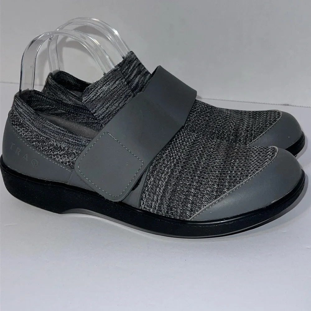 Algeria Women’s Dasher Charcoal Shoe Comfort Work Size 9